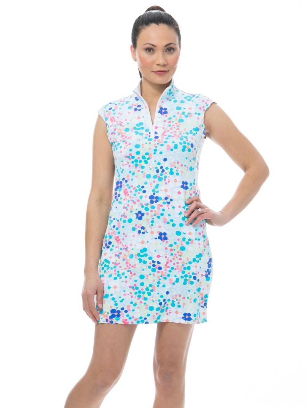 Sansoleil Sleeveless Dress Flower Power SPF 50 Small S Floral